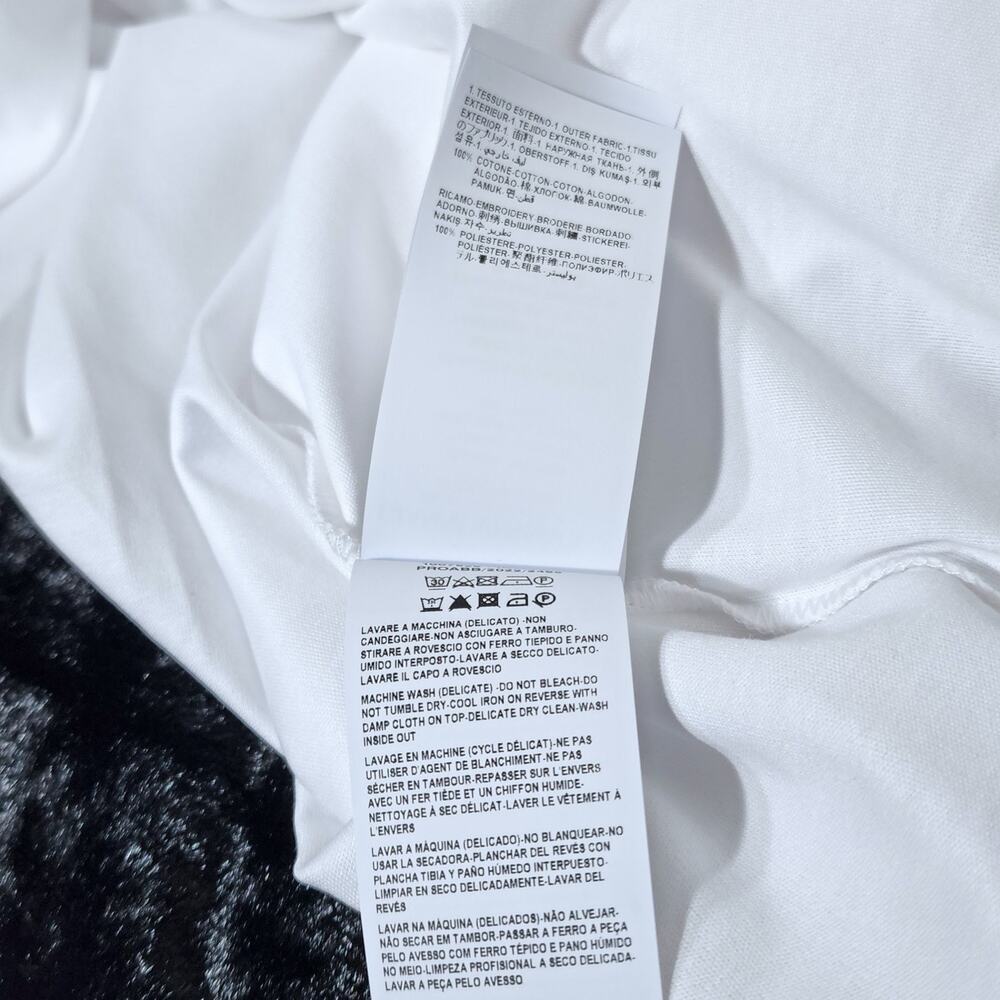 Versace Never Too Much T-Shirt White | Size 42 | MSRP $565 - Picture 5 of 7